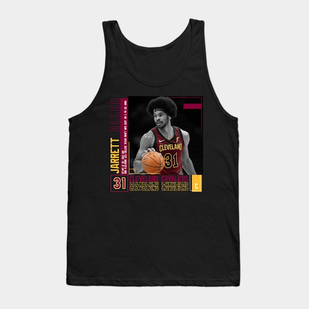 Jarrett Allen Paper Poster Tank Top by art.Hamdan